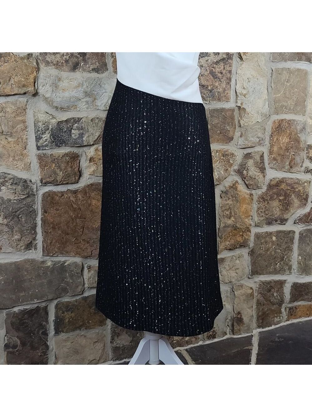 NWT St John 12 Colorblock Tuxedo Cocktail Dress - Picture 5 of 12